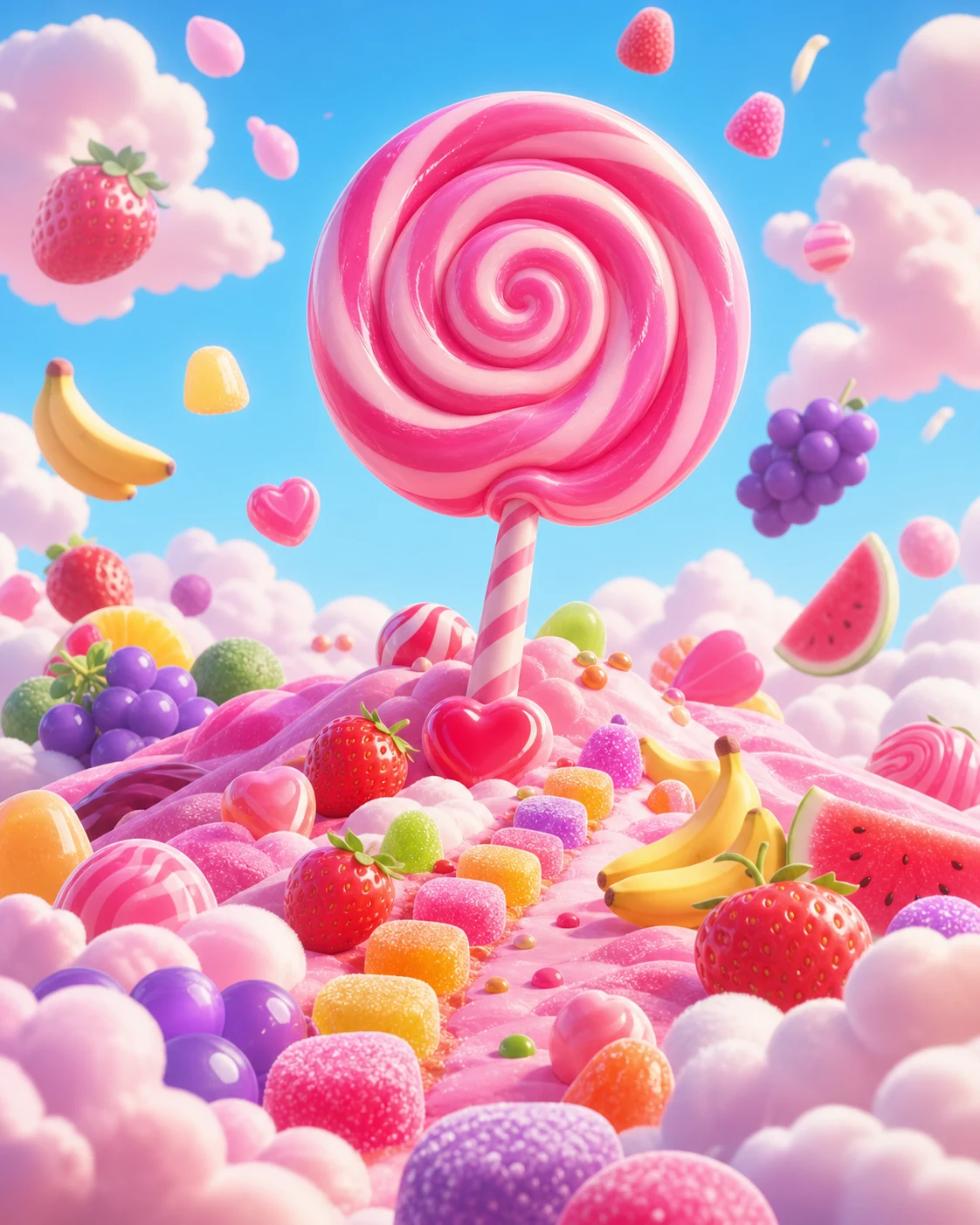 Sweet Bonanza RTP ve volatilite temalı şeker görseli